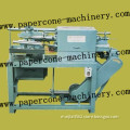 Conical bobbin winding machine